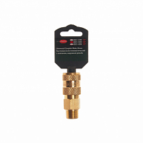 Быстроразъем RF-BSE1-3SM пневматический с клапаном, наружная резьба 3/8" (в пластиковом держателе) R